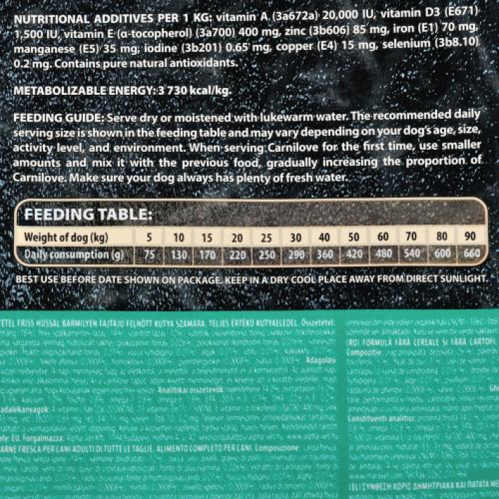 Сухий корм Carnilove Fresh Carp & Trout для дорослих собак всіх порід, риба, 1,5 кг