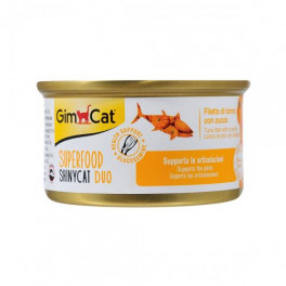 Вологий корм GimCat Shiny Cat Superfood для котів, тунець та гарбуз, 70 г