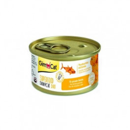Вологий корм GimCat Shiny Cat Superfood для котів, тунець та гарбуз, 70 г