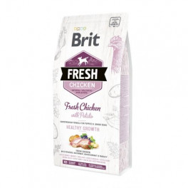 Сухий корм Brit Fresh для цуценят та молодих собак всіх порід, з куркою та картоплею, 2,5 кг