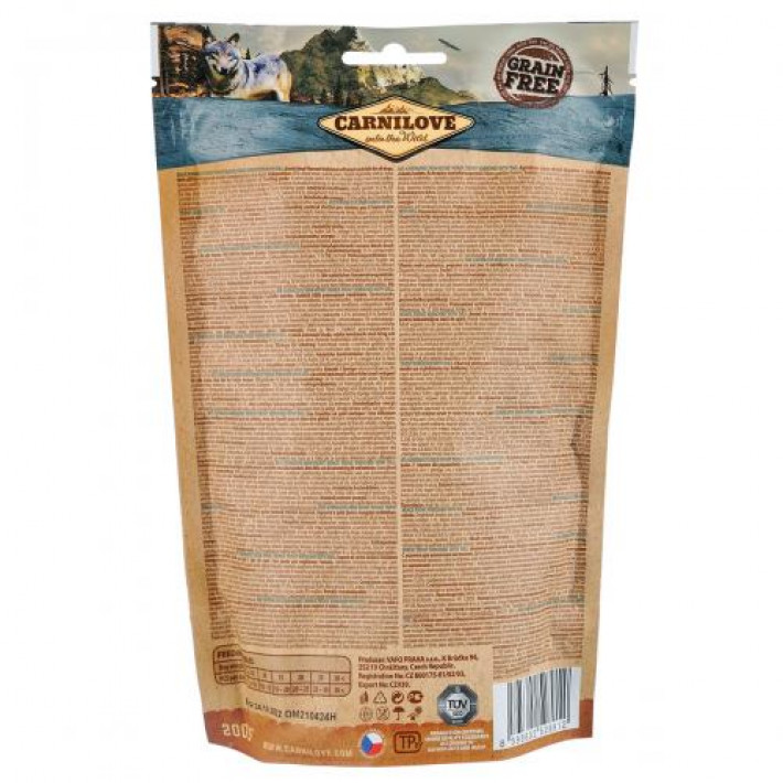 Ласощі Carnilove Dog Semi Moist для собак, форель та кріп, 200 г