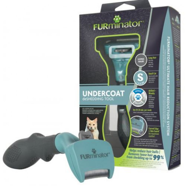 Фурмінатор FURminator для котів з довгою шерстю, розмір S