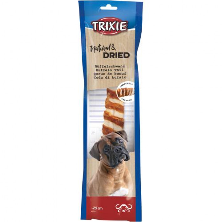 Ласощі Trixie Natural Dried для собак Хвіст буйвола 28-30 см
