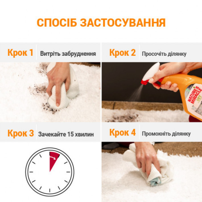 Спрей 8in1 NM Dog Orange Oxy Spray для собак, усунення плям і запахів, 709 мл