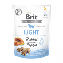 Функціональні ласощі Brit Care Light для собак, з кроликом та папаєю, 150 г