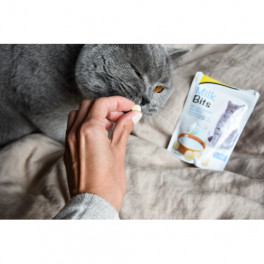 Вітамінізовані ласощі для котів GimCat MilkBits з молоком, 40 г