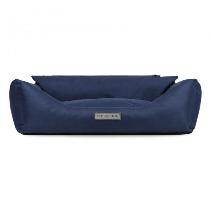 Лежак Pet Fashion «Prime» для собак, 66x52x24 см, синій