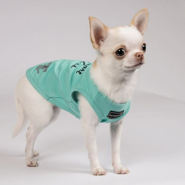 Борцівка Pet Fashion «Puppy» для собак, розмір S, м'ятна