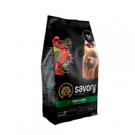Сухий корм Savory для собак гурманів малих порід, зі свіжим ягням, 1 кг