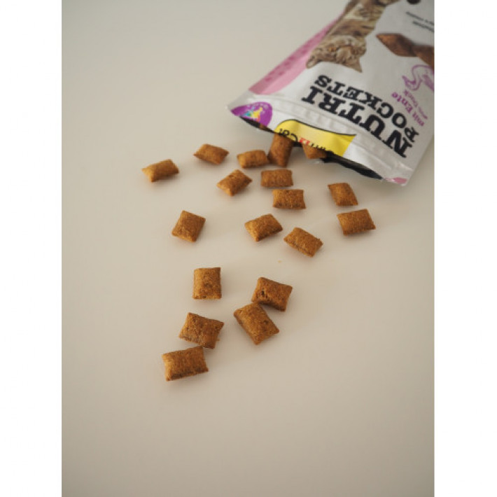 Вітамінні ласощі GimCat Nutri Pockets для котів, качка та мультивітамін, 60 г