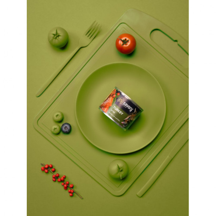 Вологий корм Savory для кошенят, з індичкою, 200 г