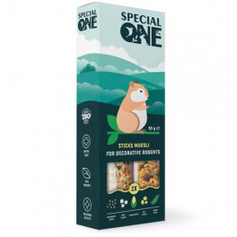 Палички Speciаl One «Мюслі» для декоративних гризунів, 90 г