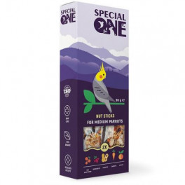 Палички Speciаl One «Горіхові» для середніх папуг, 90 г