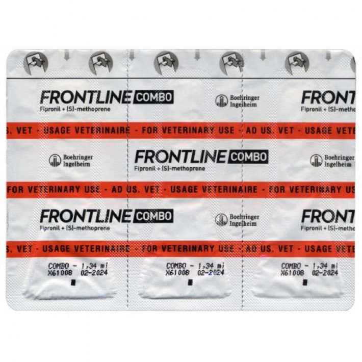 Краплі на холку Boehringer Ingelheim Frontline Combo для собак від 10 до 20 кг 3 піпетки