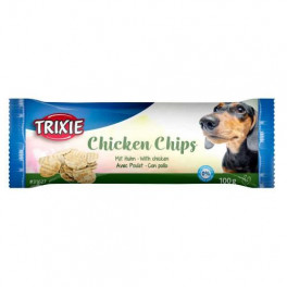 Ласощі Trixie Chicken Chips для собак чіпси зі смаком курки d-4 см 100 г