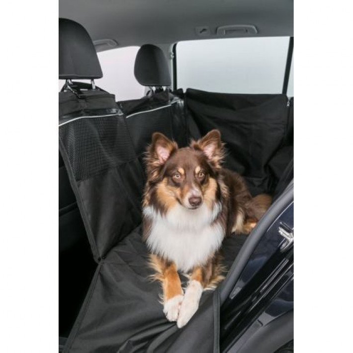 Килимок Trixie для сидіння авто захисний, чорний, 1,55х1,30 м (текстиль)