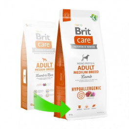Сухий корм Brit Care Dog Hypoallergenic Adult Medium Breed для собак середніх порід, гіпоалергенний з ягням, 12 кг