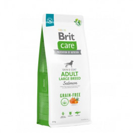 Сухий корм Brit Care Dog Grain-free Adult Large Breed для собак великих порід, беззерновий з лососем, 12 кг