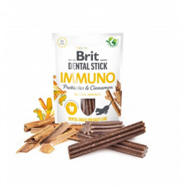 Ласощі для собак Brit Dental Stick Immuno для міцного імунітету, пробіотики та кориця, 7 шт, 251 г