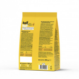 Сухий корм Half&Half для дорослих котів, з яловичиною, 300 г