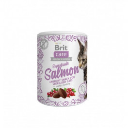 Ласощі для котів Brit Care Cat Snack Superfruits Salmon, лосось, 100 г