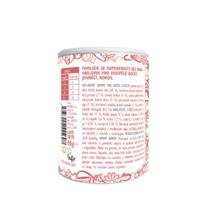 Ласощі для котів Brit Care Cat Snack Superfruits Lamb ягня, 100 г