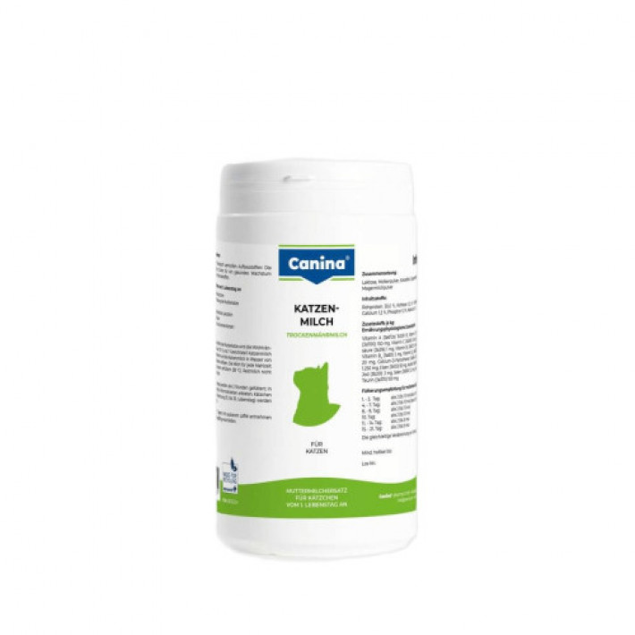 Замінник молока Canina Katzenmilch для котів, сухе молоко, 450 г