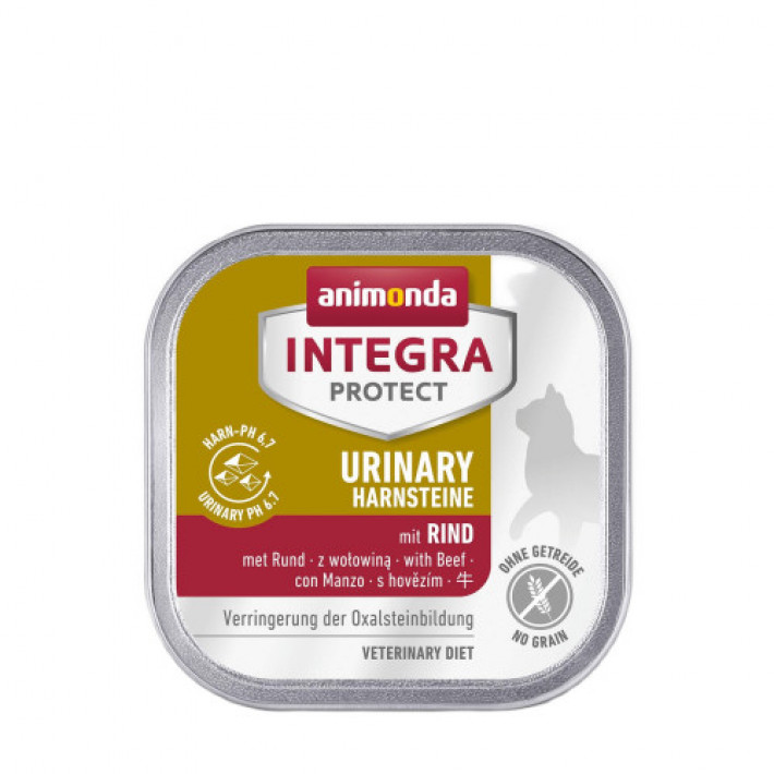 Корм вологий ветеринарний для котів Integra Protect Urinary Oxalate при оксалатах, з яловичиною, 100 г