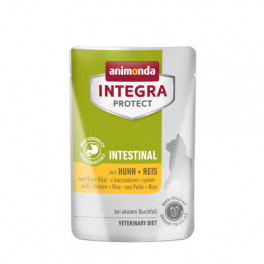 Корм вологий ветеринарний для котів Integra Protect Intestinal with Chicken + Rice при захворюваннях ШКТ, пауч, 85 г