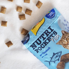 Ласощі для котів GimCat Nutri Pockets Fish Тунець 60 г