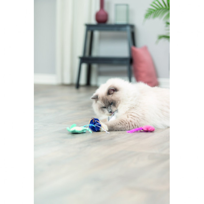 Іграшка Trixie Морські звірі плюш з котячою м'ятою для котів 5–8 см
