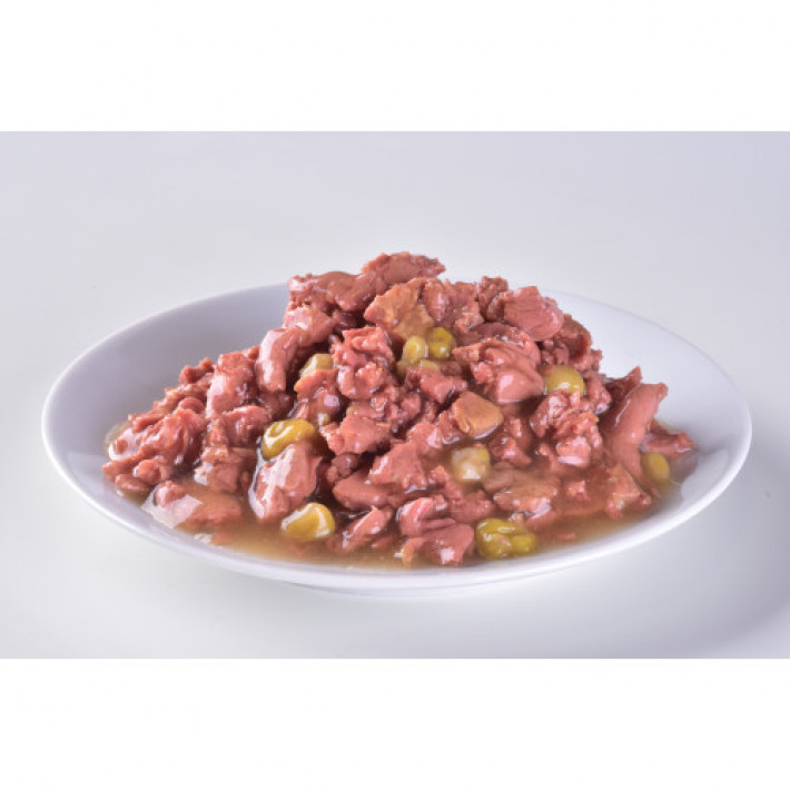 Корм вологий Brit Premium Fillets in Gravy Chicken & Green Peas для собак малих порід філе в соусі курка і горошок 85 г