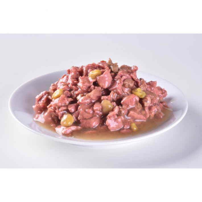 Корм вологий Brit Premium Fillets in Gravy Lamb & Green Peas для собак малих порід філе в соусі ягня і зелений горошок 85 г