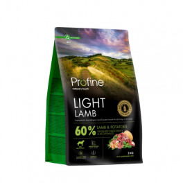 Корм сухий Profine Light Lamb and Potatoes для собак з надмірною вагою, з ягнятиною та картоплею, 3 кг