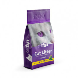 Наповнювач Catfun бентонітовий для котячих туалетів з ароматом лаванди 5 л