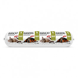 Корм вологий EuroDog/EuroCat Salami PLUS Duck для собак і котів салямі з качкою 1 кг