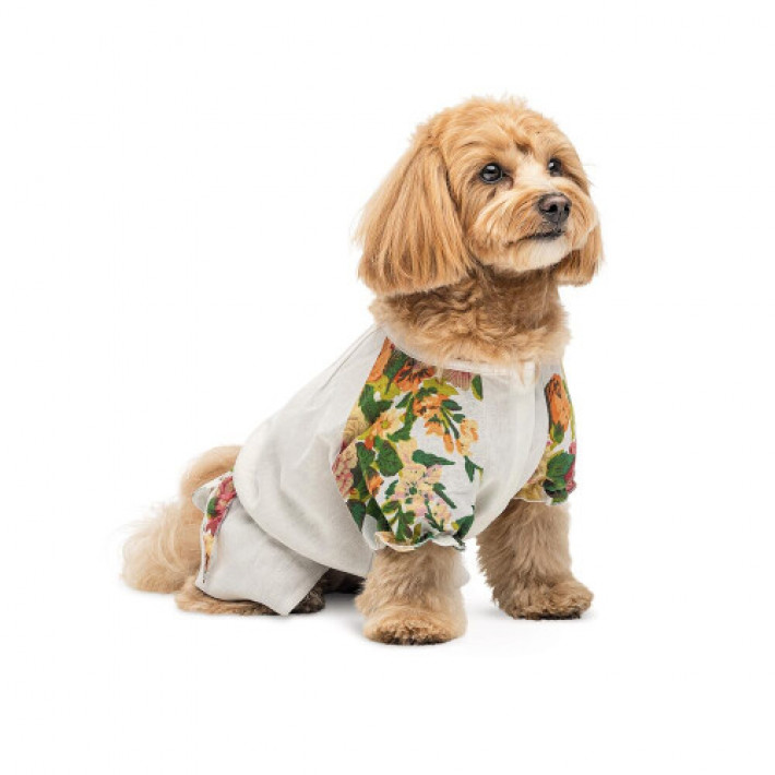 Сорочка Pet Fashion Соломія для собак дівчинка біла М