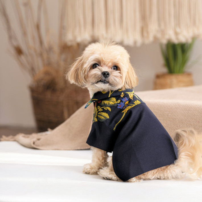 Сорочка Pet Fashion Тарас для собак синя М