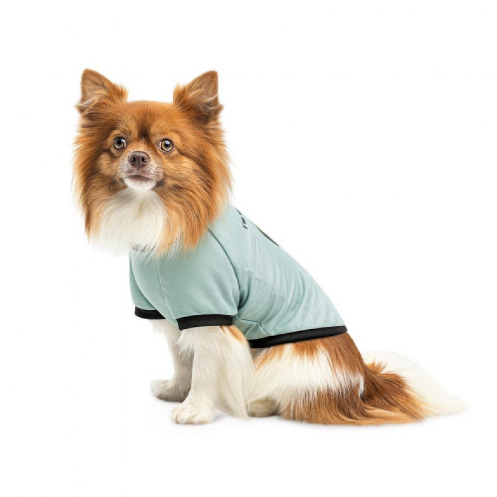 Футболка Pet Fashion Oscar для собак бавовна трикотаж рібана блакитна M