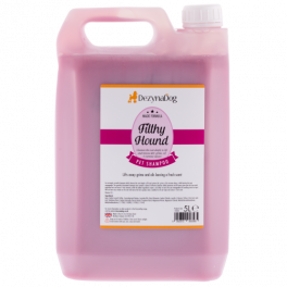 Шампунь Dezynadog Filthy Hound Deep Clean для глибокого очищення брудної шерсті дезодорує має стійкий аромат Пармської фіалки 5л