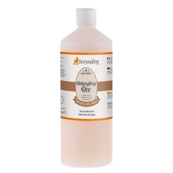 Спрей Dezynadog Detangling Doo Spray для розплутування ковтунів та вузлів призначений для шерсті породи Doodle 1 л