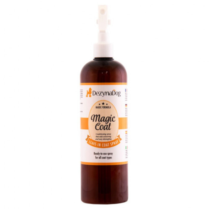 Спрей Dezynadog Magic Coat універсальне покриття-спрей для зниження статики покращення стану шерсті розплутування ковтунів 500мл