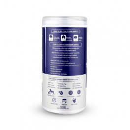 Серветки вологі Pet Clean PET GROOMING WIPES для грумінгу домашніх тварин, щоденне очищення з ароматом квітів японської вишні 50 шт.