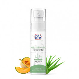 Парфумований спрей Pet Clean PET COLOGNE MUSK MELON після грумінгу для освіження шерсті тварин між купаннями з легким ароматом мускусної дині 100мл