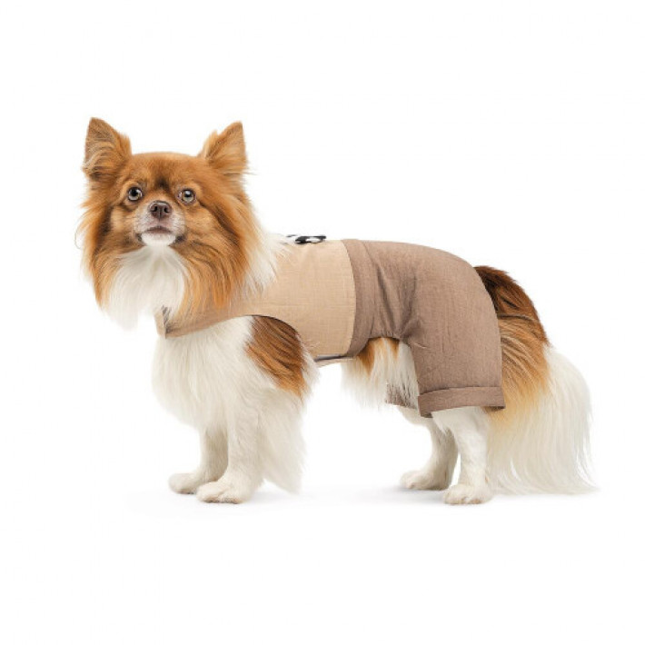 Шлея-костюм Darcy ТМ Pet Fashion для собак M бежева