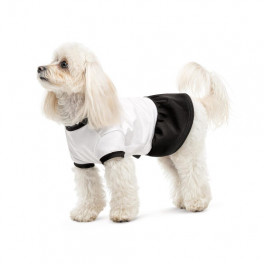 Сукня Chanti ТМ Pet Fashion для собак XS білий/чорний