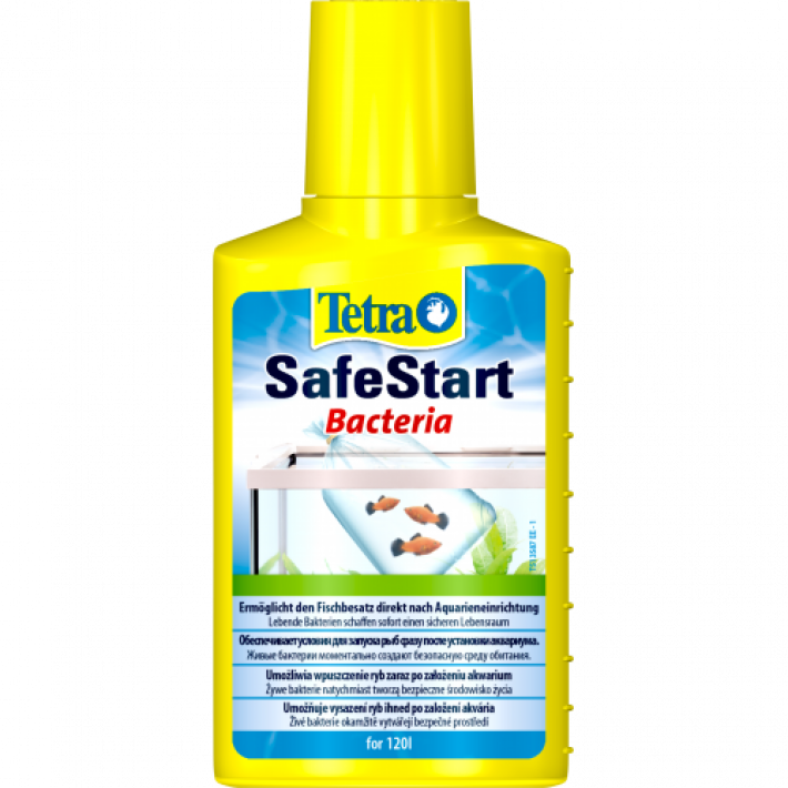Засіб Tetra SafeStart для негайного запуску риб в новий акваріум, 100 мл на 120 л