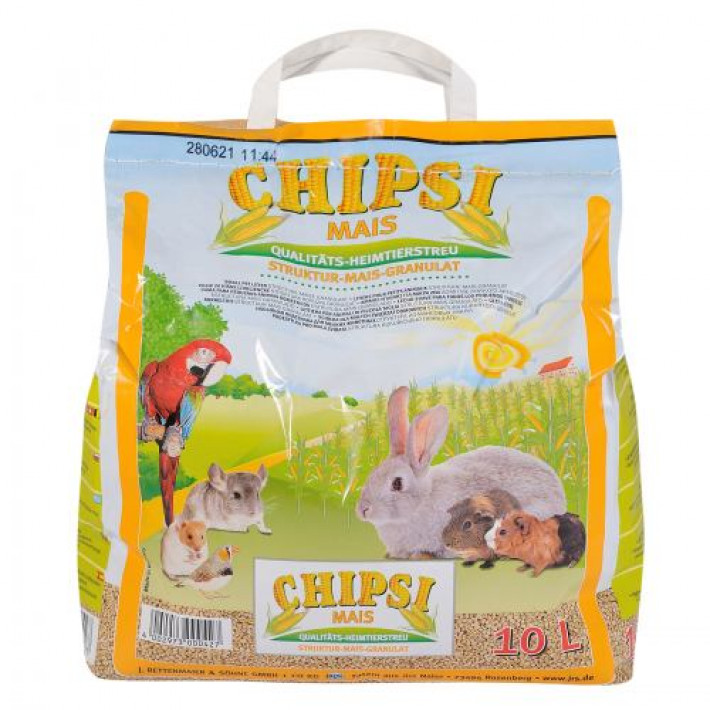 Наповнювач Chipsi Mais для дрібних тварин, кукурудзяний, 10 л