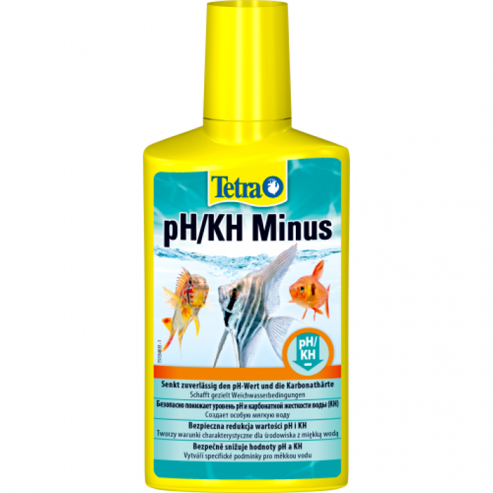 Засіб Tetra PH/KH Minus для контрольованого зниження рівня pH води в акваріумі, 250 мл на 5000 л