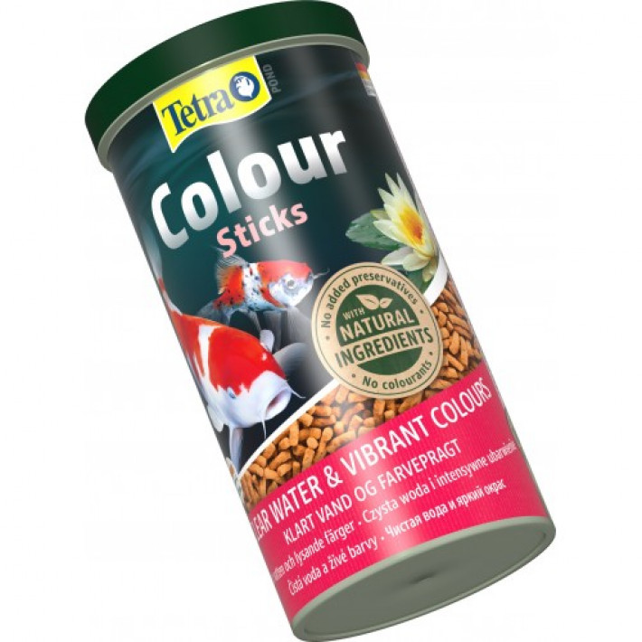 Корм Tetra Pond Colour Sticks для всіх ставкових риб, для яскравості забарвлення, 1 л (палички)